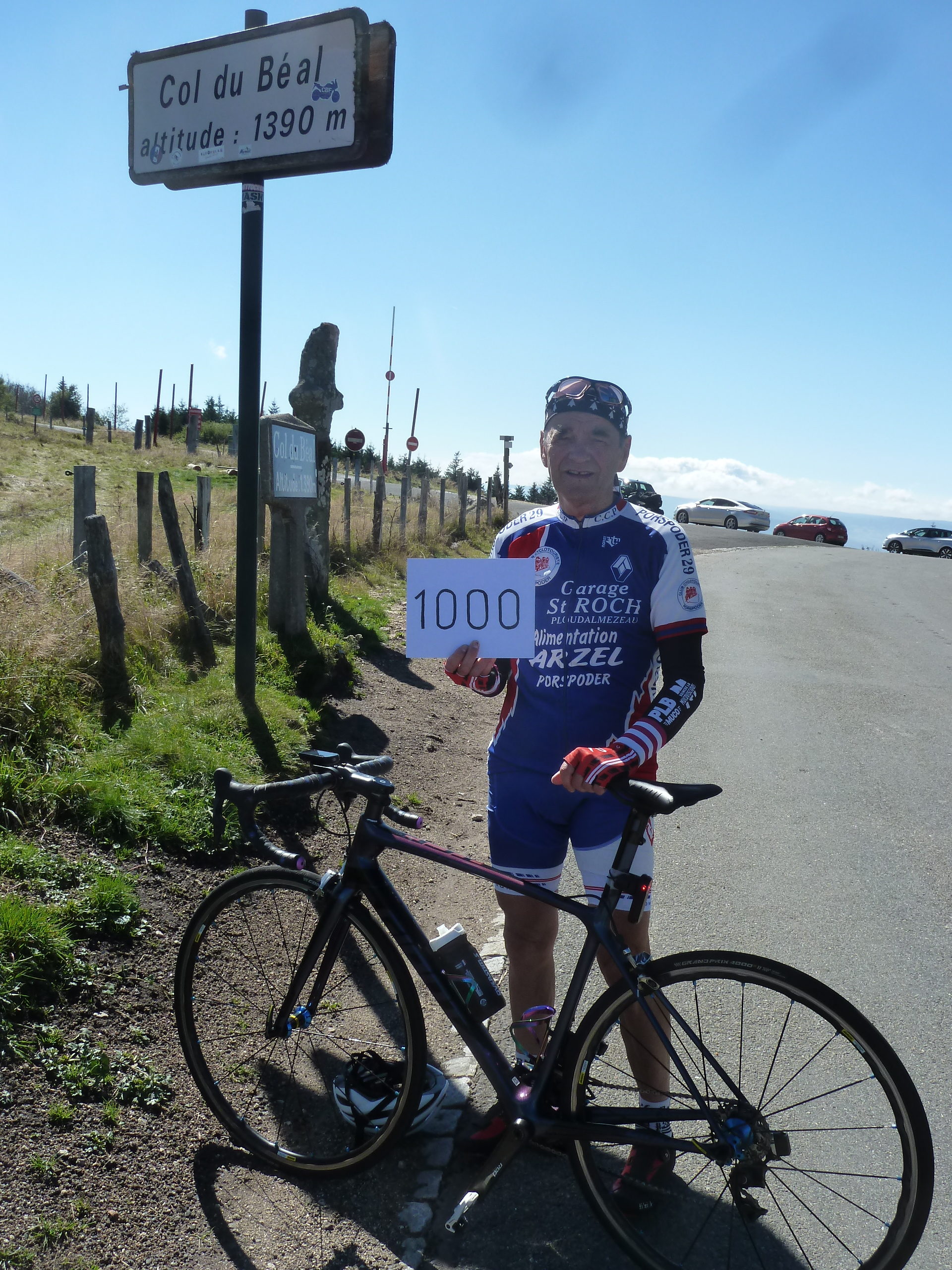 BRAVO Hubert pour ce beau et redoutable challenge des 1000 cols franchis.